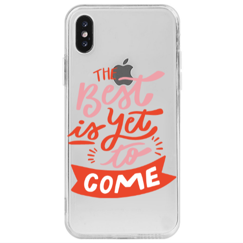 Apple iPhone X The Best Transparent Silicone TPU Θήκη
