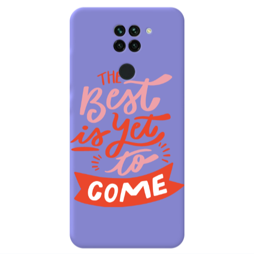 Xiaomi Redmi Note 9 The Best Purple Colored Silicone TPU Θήκη