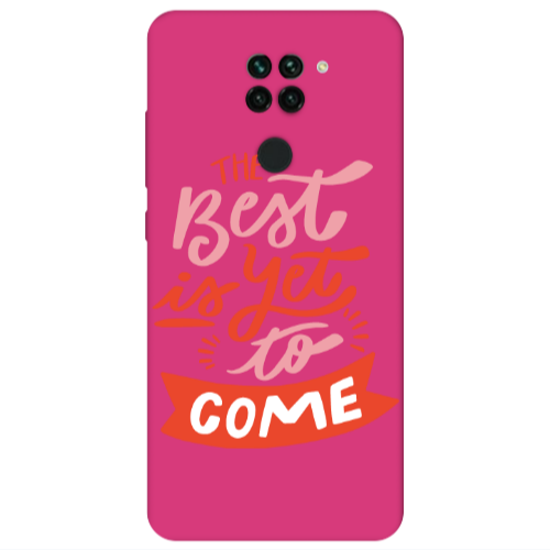 Xiaomi Redmi Note 9 The Best Fuchsia Colored Silicone TPU Θήκη