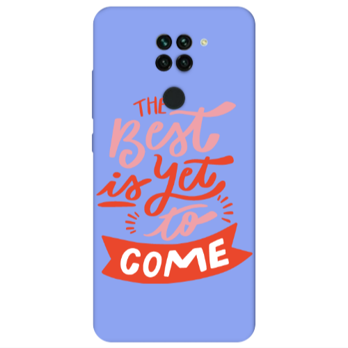 Xiaomi Redmi Note 9 The Best Light Purple Colored Silicone TPU Θήκη