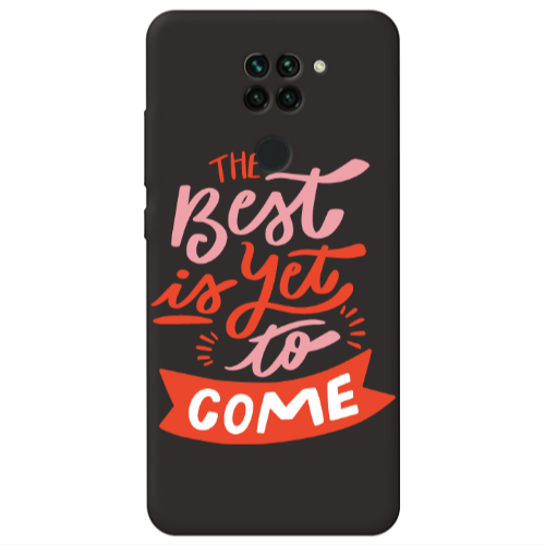 Xiaomi Redmi Note 9 The Best Black Colored Silicone TPU Θήκη