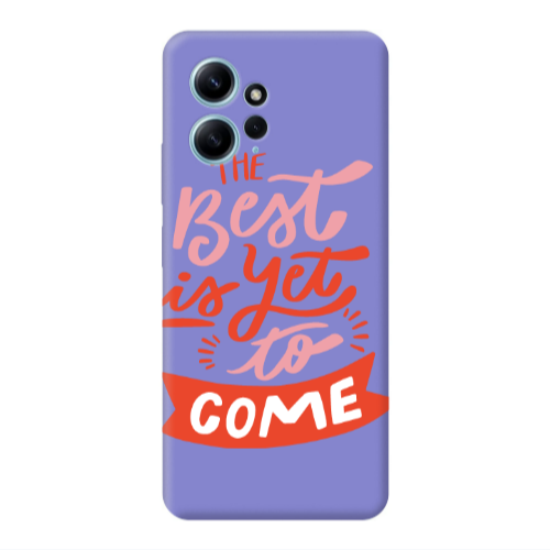 Xiaomi Redmi Note 12 4G The Best Purple Colored Silicone TPU Θήκη
