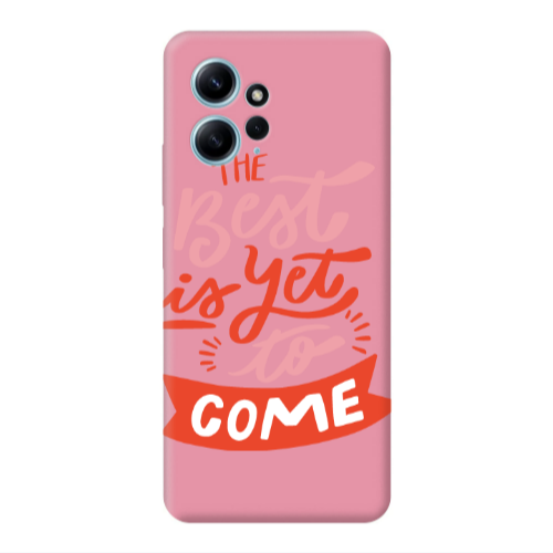 Xiaomi Redmi Note 12 4G The Best Pink Colored Silicone TPU Θήκη