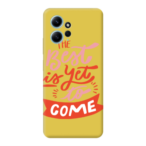 Xiaomi Redmi Note 12 4G The Best Yellow Colored Silicone TPU Θήκη