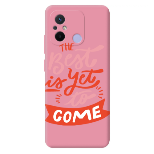 Xiaomi Redmi 12C The Best Pink Colored Silicone TPU Θήκη