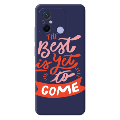 Xiaomi Redmi 12C The Best Dark blue Colored Silicone TPU Θήκη