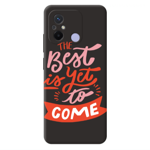 Xiaomi Redmi 12C The Best Black Colored Silicone TPU Θήκη