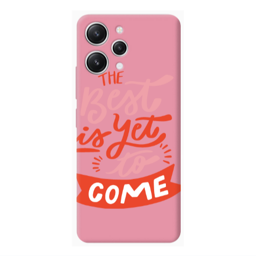 Xiaomi Redmi 12 The Best Pink Colored Silicone TPU Θήκη