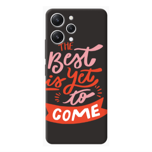 Xiaomi Redmi 12 The Best Black Colored Silicone TPU Θήκη