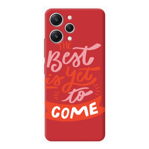 Xiaomi Redmi 12 The Best Red Colored Silicone TPU Θήκη