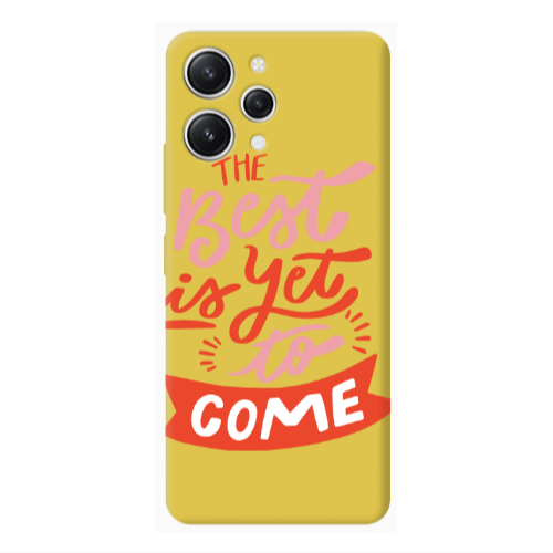 Xiaomi Redmi 12 The Best Yellow Colored Silicone TPU Θήκη