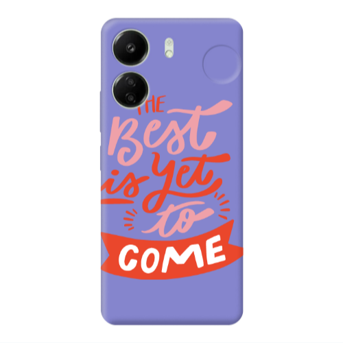 Xiaomi Redmi 13C The Best Purple Colored Silicone TPU Θήκη
