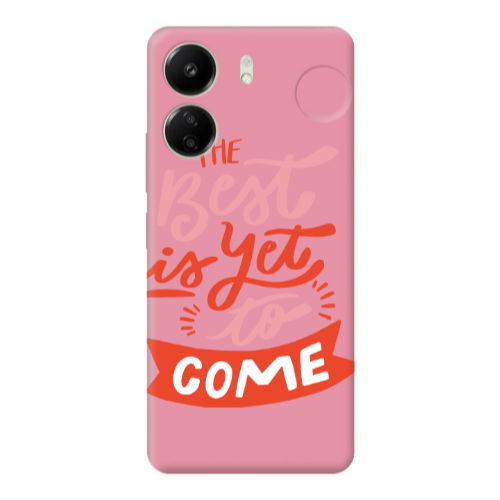 Xiaomi Redmi 13C The Best Pink Colored Silicone TPU Θήκη