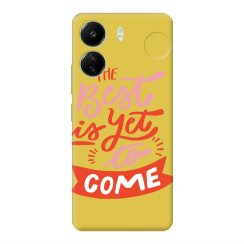 Xiaomi Redmi 13C The Best Yellow Colored Silicone TPU Θήκη