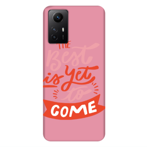 Xiaomi Redmi Note 12s The Best Pink Colored Silicone TPU Θήκη