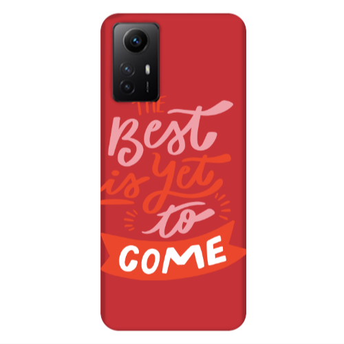 Xiaomi Redmi Note 12s The Best Red Colored Silicone TPU Θήκη