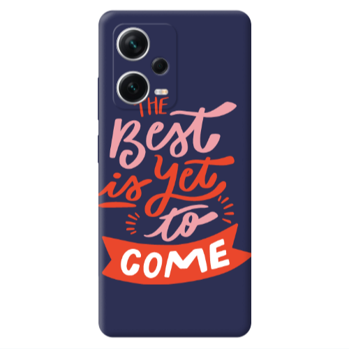 Xiaomi Poco X5 The Best Dark blue Colored Silicone TPU Θήκη