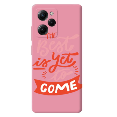 Xiaomi Poco X5 Pro The Best Pink Colored Silicone TPU Θήκη