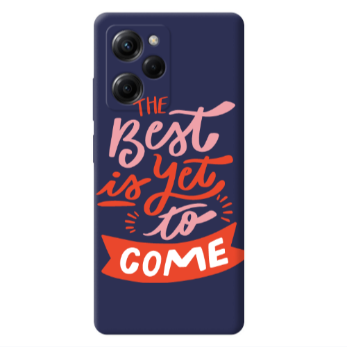 Xiaomi Poco X5 Pro The Best Dark blue Colored Silicone TPU Θήκη