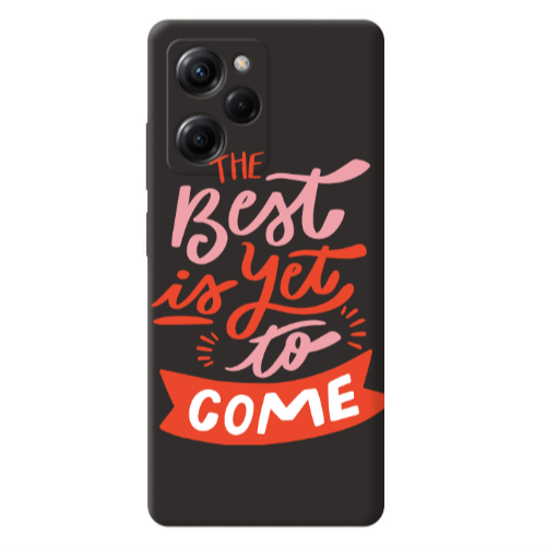 Xiaomi Poco X5 Pro The Best Black Colored Silicone TPU Θήκη