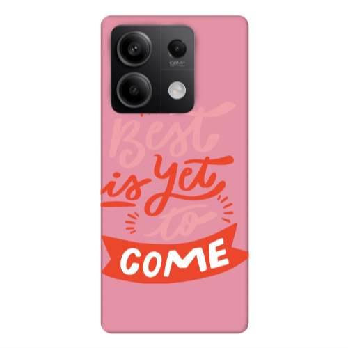 Xiaomi Redmi Note 13 5G The Best Pink Colored Silicone TPU Θήκη