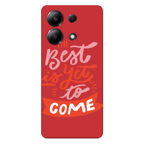 Xiaomi Redmi Note 13 4G The Best Red Colored Silicone TPU Θήκη