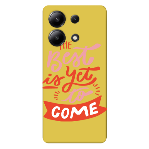 Xiaomi Redmi Note 13 4G The Best Yellow Colored Silicone TPU Θήκη