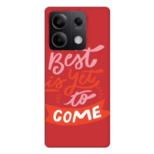 Xiaomi Redmi Note 13Pro 5G The Best Red Colored Silicone TPU Θήκη