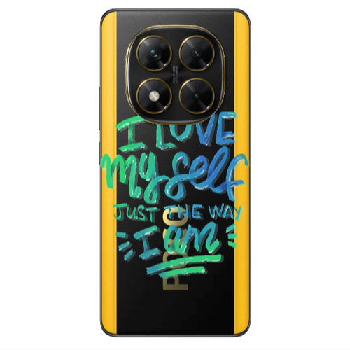 Xiaomi Poco X7 I Love My self Transparent Silicone TPU Θήκη