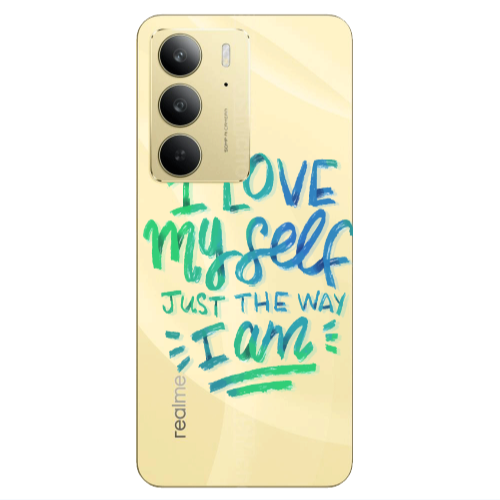 Realme C 75 I Love My self Transparent Silicone TPU Θήκη