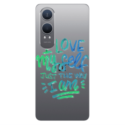 Oneplus Nord Ce 4 lite I Love My self Transparent Silicone TPU Θήκη