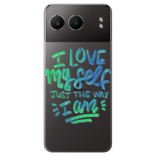 Oneplus Nord 4 I Love My self Transparent Silicone TPU Θήκη