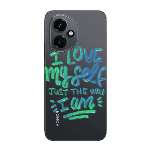 Honor Magic 400 I Love My self Transparent Silicone TPU Θήκη
