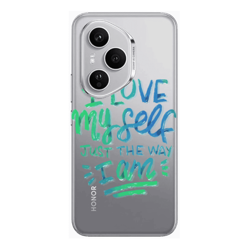 Honor Magic 400 Pro I Love My self Transparent Silicone TPU Θήκη