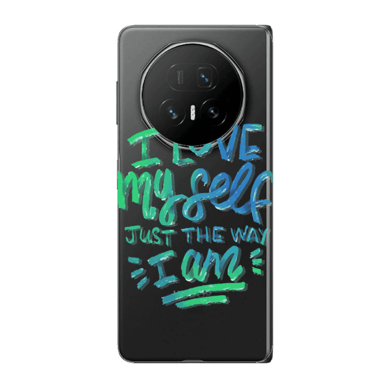 Honor Magic V5 I Love My self Transparent Silicone TPU Θήκη