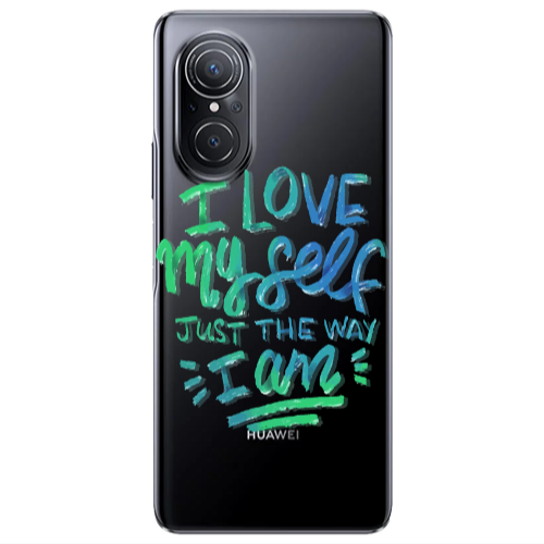 Huawei Nova 9 SE I Love My self Transparent Silicone TPU Θήκη