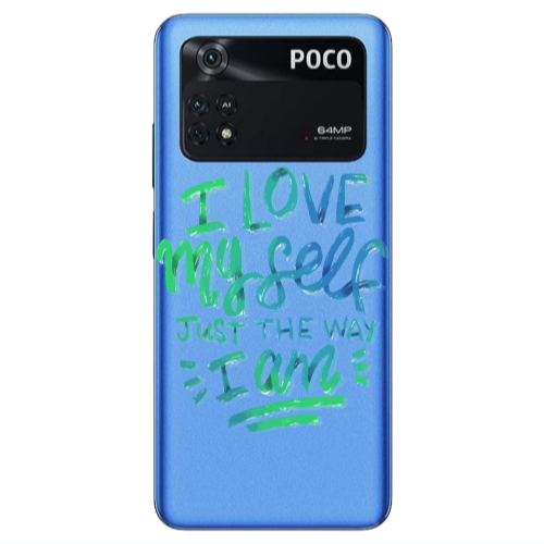 Xiaomi Poco M4 Pro 4G I Love My self Transparent Silicone TPU Θήκη