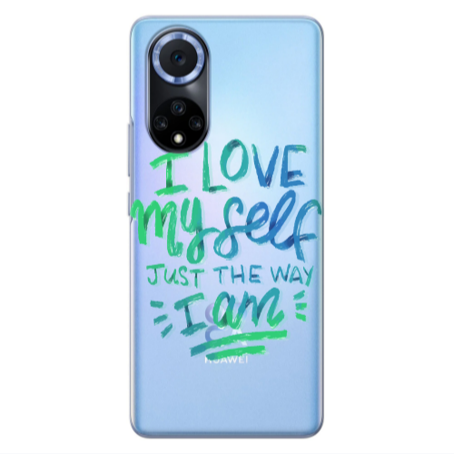 Huawei Nova 9 I Love My self Transparent Silicone TPU Θήκη
