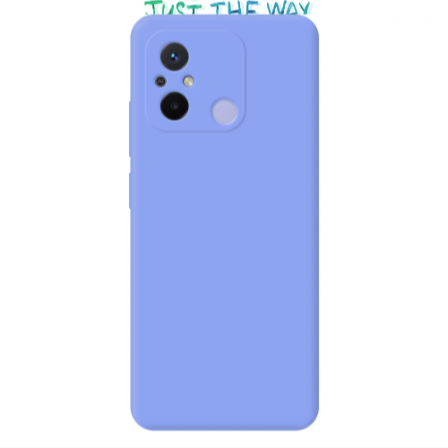 Xiaomi Redmi 12C I Love My self Light Purple Colored Silicone TPU Θήκη