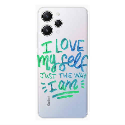 Xiaomi Redmi 12 I Love My self Transparent Silicone TPU Θήκη