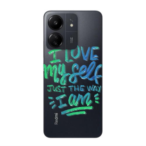 Xiaomi Redmi 13C I Love My self Transparent Silicone TPU Θήκη