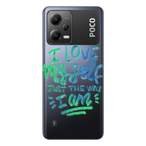 Xiaomi Poco X5 I Love My self Transparent Silicone TPU Θήκη