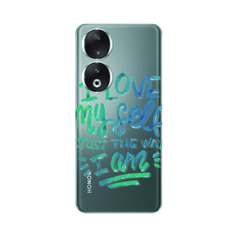 Honor 90 5G I Love My self Transparent Silicone TPU Θήκη