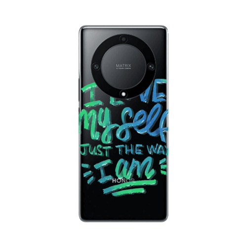 Honor Magic5 Lite 5G I Love My self Transparent Silicone TPU Θήκη