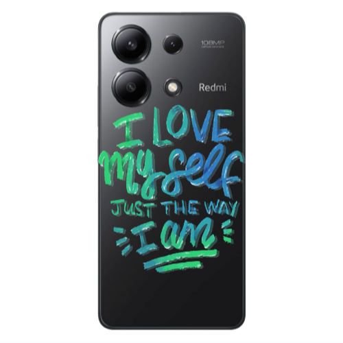 Xiaomi Redmi Note 13 4G I Love My self Transparent Silicone TPU Θήκη