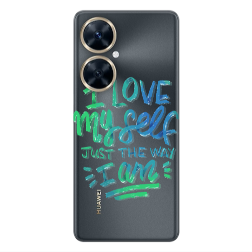 Huawei Nova 11i I Love My self Transparent Silicone TPU Θήκη