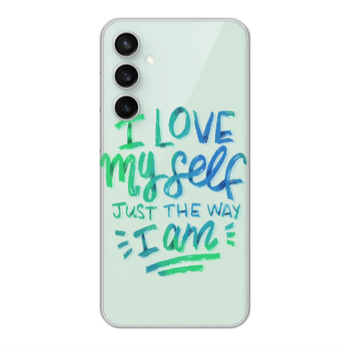 Samsung S24 Plus I Love My self Transparent Silicone TPU Θήκη