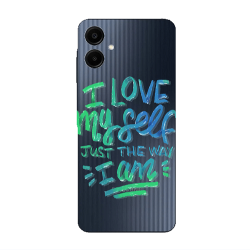 Samsung A06 I Love My self Transparent Silicone TPU Θήκη