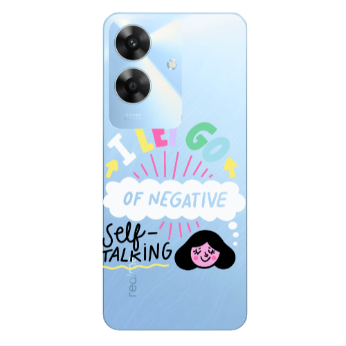 Realme Note 60 Let go Self talking Transparent Silicone TPU Θήκη