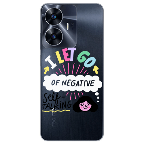 Realme Note 50 Let go Self talking Transparent Silicone TPU Θήκη